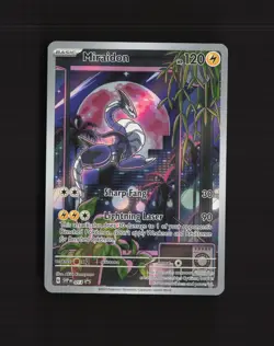 Miraidon 013 Scarlet & Violet Full Art Black Star Promo Holo Pokemon Card NM - Image 1