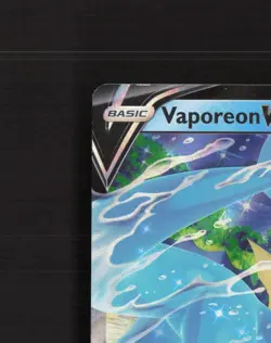 Vaporeon V SWSH150 Sword & Shield Black Star Promo Holo Pokemon Card LP - Image 3
