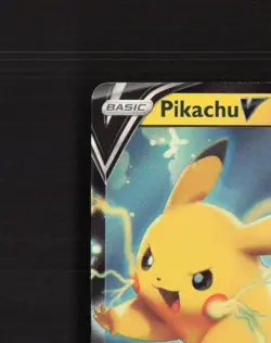 Pikachu V SWSH063 Sword & Shield Black Star Promo Holo Pokemon Card NM - Image 3