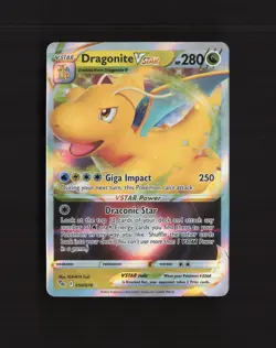 Dragonite VSTAR 050/078 Pokemon GO Rare Holo VSTAR Pokemon Card NM - Image 1