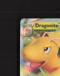 Dragonite VSTAR 050/078 Pokemon GO Rare Holo VSTAR Pokemon Card NM - Image 3