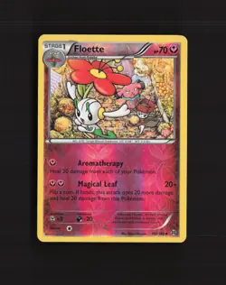 Floette 102/162 BREAKthrough Reverse Holo Pokemon Card LP - Image 1