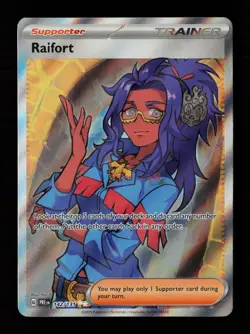 Raifort 142/131 Holo Ultra Rare Prismatic Evolutions Pokemon Cards - Image 1