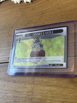 DISNEY CASTLE Kingdom Hearts Trading Card Game 128/128SR Foil NM - Image 1