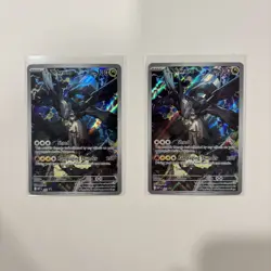 Pokemon TCG N's Zekrom 031/MEW Full Art Holo 2 Card Lot English - Image 1
