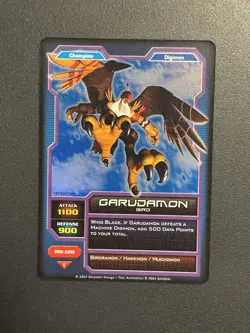 Garudamon DM-120 Digimon CCG Card Hybrid Warriors Holo Foil 1st Edition 2004 - Image 1
