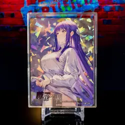 Fern Premium Waifu Card OR-03 Goddess Ice Holo Foil Blind Box Frieren Journey - Image 1