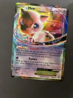 Pokemon 2012 TCG Mew EX Ultra Rare Holo Card 46/124 Dragons Exalted - NM/LP - Image 2