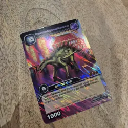 DKDS 092/100 MOUNTAIN GIGANTSPINOSAURUS Dinosaur King Colossal Rare Trading Card - Image 3