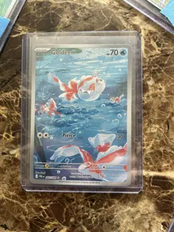 The Pokemon Company Goldeen 87/084 Pitch Black Full Art Holo Water Rare English - Image 1