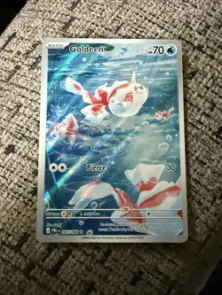 The Pokemon Company Goldeen 87/084 Pitch Black Full Art Holo Water Rare English - Image 1