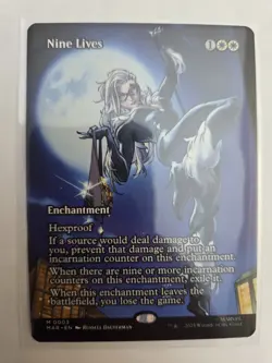 mtg, Nine Lives (Borderless) Marvel Universe Eternal-Legal Regular NM - Image 1