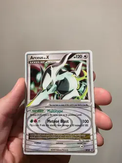Pokemon TCG Arceus Lv. X DP56 Holo Card Diamond and Pearl Black Star Promo 2009 - Image 1