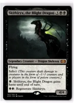 Skithiryx, the Blight Dragon 107 Double Masters Normal NM - Image 1