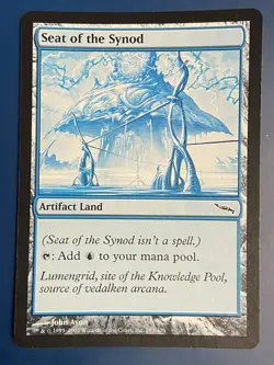 Seat of the Synod MTG Alter/Altered Art Artifact Land - Image 1