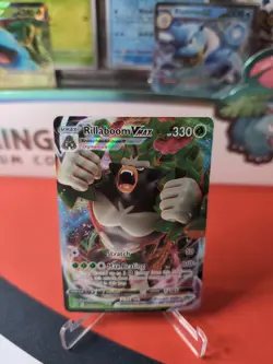 Rillaboom VMAX 018/192 - Rebel Clash - Ultra Rare Holo Pokemon Card Near Mint - Image 1