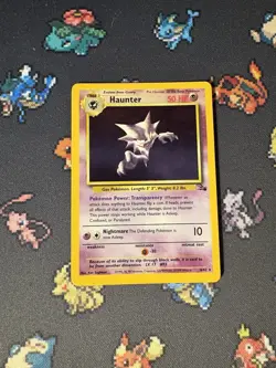 Pokemon Cards Haunter 6/62 Holo Rare Fossil UNLIMITED - (LP+) - Image 1