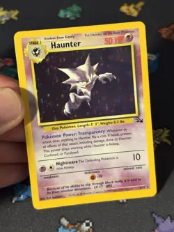 Pokemon Cards Haunter 6/62 Holo Rare Fossil UNLIMITED - (LP+) - Image 2