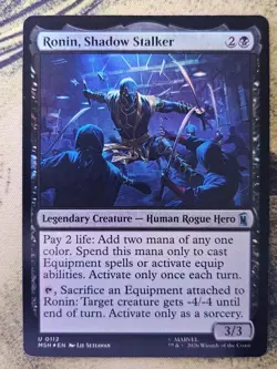 Ronin, Shadow Stalker 112 Marvel Super Heroes Magic: The Gathering Foil NM - Image 1