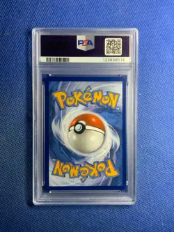 2025 POKEMON PRE EN-PRISMATIC EVOLUTIONS POKE BALL REVERSE HOLO HEATRAN PSA 8 - Image 2