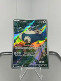 Pokemon TCG Snorlax 051 Scarlet Violet 151 Black Star Promo Card NM Condition - Image 1