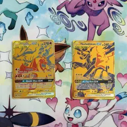 Pokemon TCG TAG TEAM GX Promo 2-Card Lot: Reshiram/Charizard, Pikachu/Zekrom - Image 1