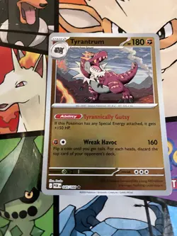 Tyrantrum 045/088 Holo Rare Perfect Order Pokemon Reverse Holo Near Mint - Image 1