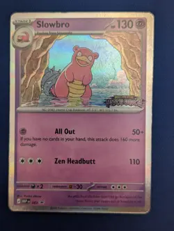 Slowbro Pitch Black Promo Stamped Pokemon TCG Holo PreRelease Rare U53 - Image 1