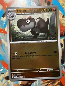 Tyrunt 044/088 Common Perfect Order Pokemon Reverse Holo Near Mint - Image 1