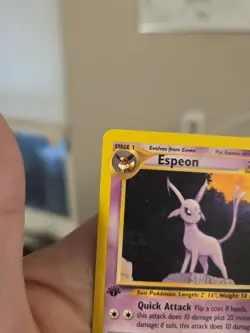 Pokemon Espeon 20/75 Neo Discovery Rare 1st Edition Eng - Image 2