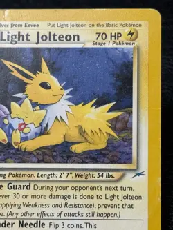 Light Jolteon 48/105 - 1st Edition - Vintage Pokemon TCG: Neo Destiny - HP - Image 3