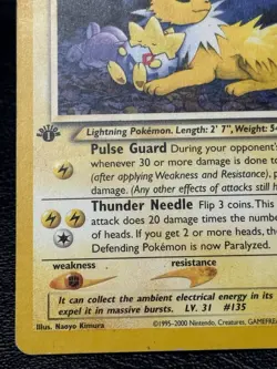 Light Jolteon 48/105 - 1st Edition - Vintage Pokemon TCG: Neo Destiny - HP - Image 5