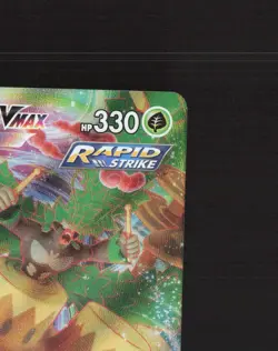 Rillaboom VMAX 023/264 Fusion Strike Ultra Rare Holo Pokemon Card NM - Image 4