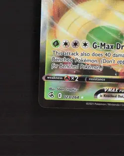 Rillaboom VMAX 023/264 Fusion Strike Ultra Rare Holo Pokemon Card NM - Image 5