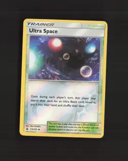 Ultra Space 115/131 Forbidden Light Reverse Holo Pokemon Card LP - Image 1
