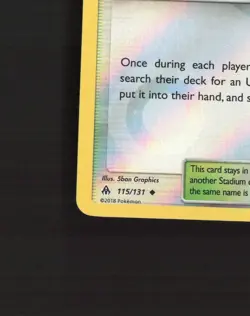 Ultra Space 115/131 Forbidden Light Reverse Holo Pokemon Card LP - Image 5