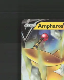 Ampharos V 049/185 Vivid Voltage Ultra Rare Holo Pokemon Card NM - Image 3