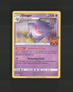 Gengar 066/196 Lost Origin Stamped Holo Rare Pokemon Card NM - Image 1