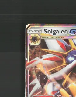 Solgaleo GX 89/149 Sun & Moon Ultra Rare Holo Pokemon Card NM - Image 3