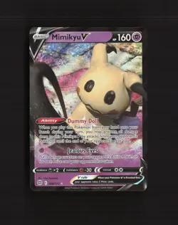 Mimikyu V 062/163 Battle Styles Ultra Rare Holo Pokemon Card NM - Image 1