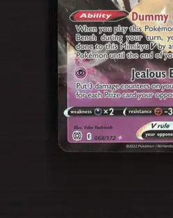 Mimikyu V 062/163 Battle Styles Ultra Rare Holo Pokemon Card NM - Image 5