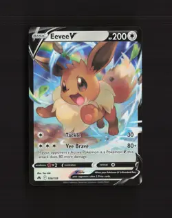 Eevee V 108/159 Crown Zenith Ultra Rare Holo Pokemon Card LP+ - Image 1
