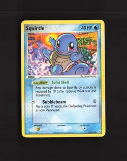 Squirtle 64/100 EX Crystal Guardians Common Pokemon Card LP - Image 1