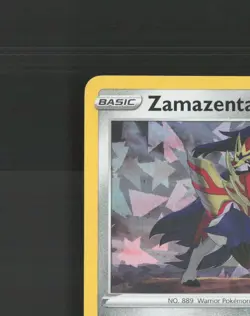 Zamazenta 140/192 Rebel Clash Cracked Ice Holo Rare Pokemon Card NM - Image 3