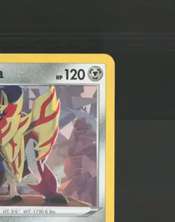 Zamazenta 140/192 Rebel Clash Cracked Ice Holo Rare Pokemon Card NM - Image 4