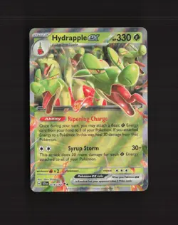 Hydrapple ex 014/142 Stellar Crown Ultra Rare Holo Pokemon Card MP - Image 1