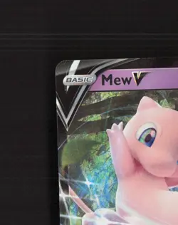 Mew V 069/189 Darkness Ablaze Ultra Rare Holo Pokemon Card LP - Image 3