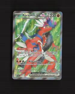 Koraidon ex 231/198 Scarlet & Violet Full Art Ultra Rare Holo Pokemon Card NM - Image 1