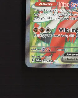 Koraidon ex 231/198 Scarlet & Violet Full Art Ultra Rare Holo Pokemon Card NM - Image 5