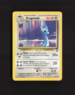 Dragonair 22/130 Base Set 2 Rare Pokemon Card MP - Image 1